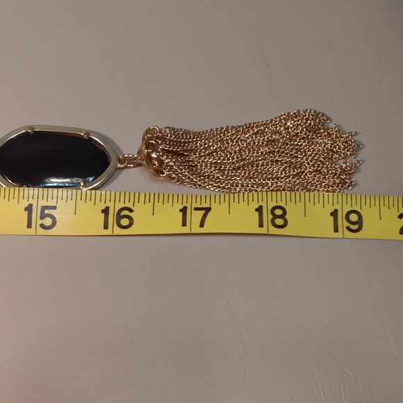 Chico's Luna Tiger Print bangle bracelet & Versona long tassel pendant necklace - Picture 13 of 13